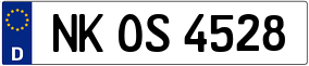 Truck License Plate